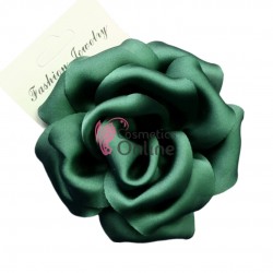 Brosa si clema pentru par sau vestimentar TRD018YY trandafir Verde-Turcoaz